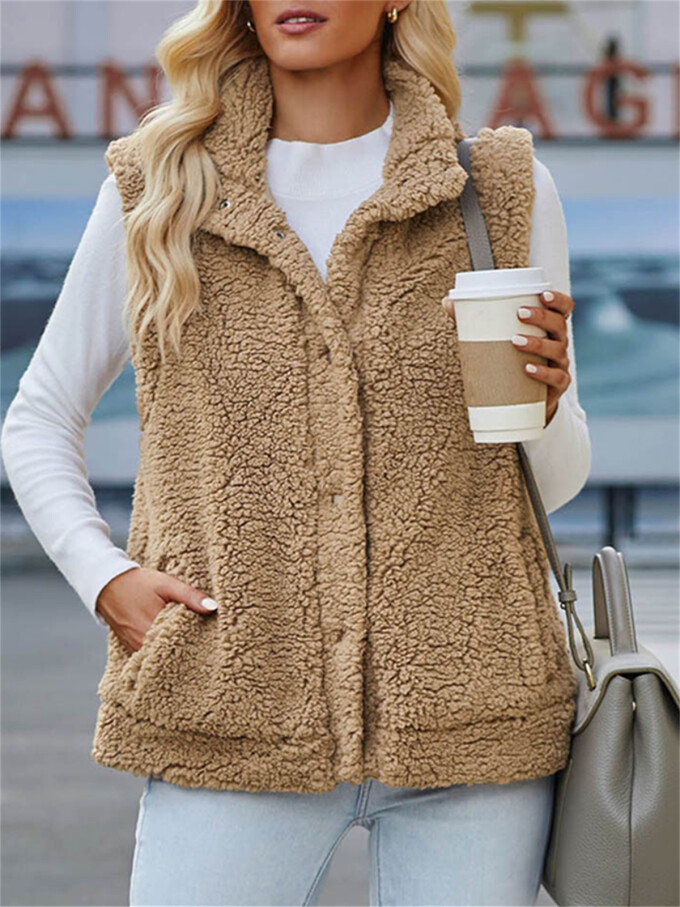 Womens-Fleece-Vest-Sleeveless-Button-Down-Fuzzy-Sherpa-Vest-Khaki-4.jpg