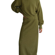 Womens-2-Piece-Sweater-Set-Outfits-Armygreen-1