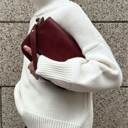 Womens-2023-Winter-Oversized-Turtleneck-Sweater-White-5