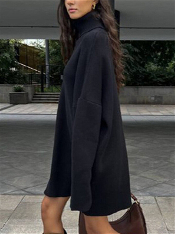 Womens-Turtleneck-Oversized-Knit-Dress-Black-4.jpg