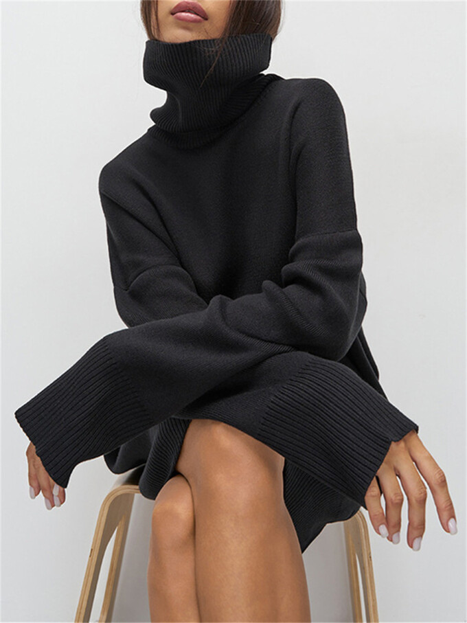 Womens-Turtleneck-Oversized-Knit-Dress-Black-6.jpg