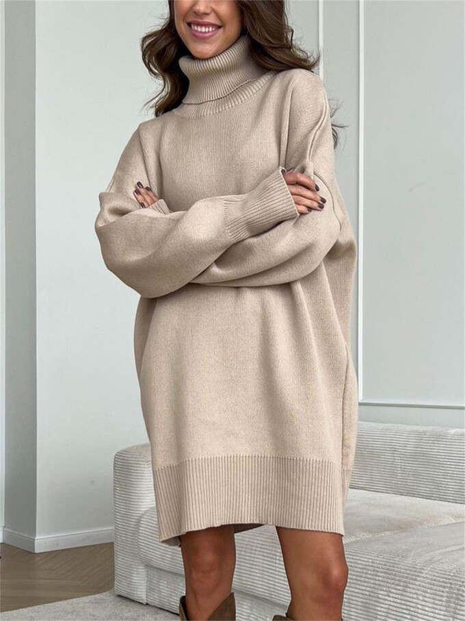 Womens-Turtleneck-Oversized-Knit-Dress-Khaki-4.jpg