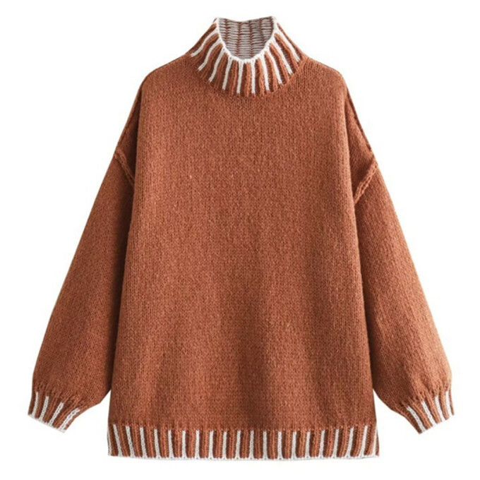 Womens-Turtleneck-Oversized-Sweater-Brown-1.jpg