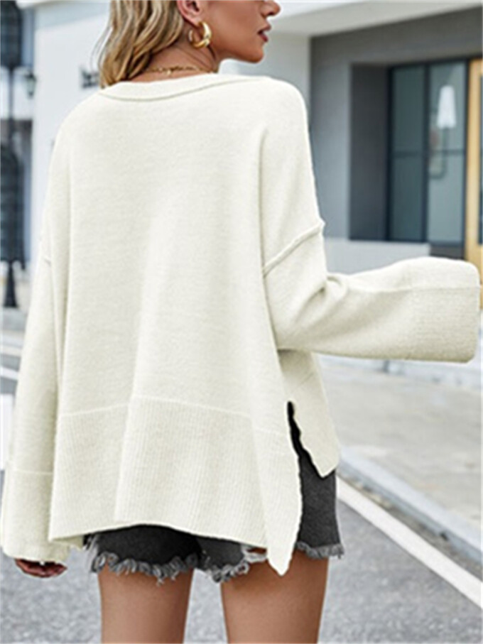 Womens-Crewneck-Long-Bell-Sleeve-Sweater-Apricot-2.jpg