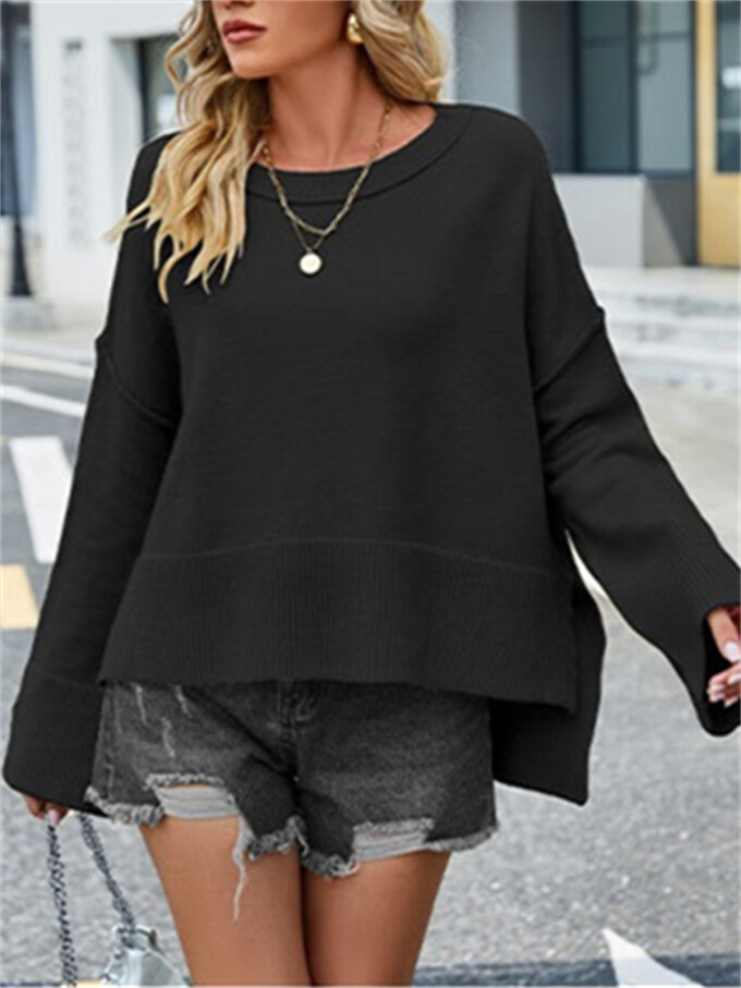 Womens-Crewneck-Long-Bell-Sleeve-Sweater-Black-3.jpg