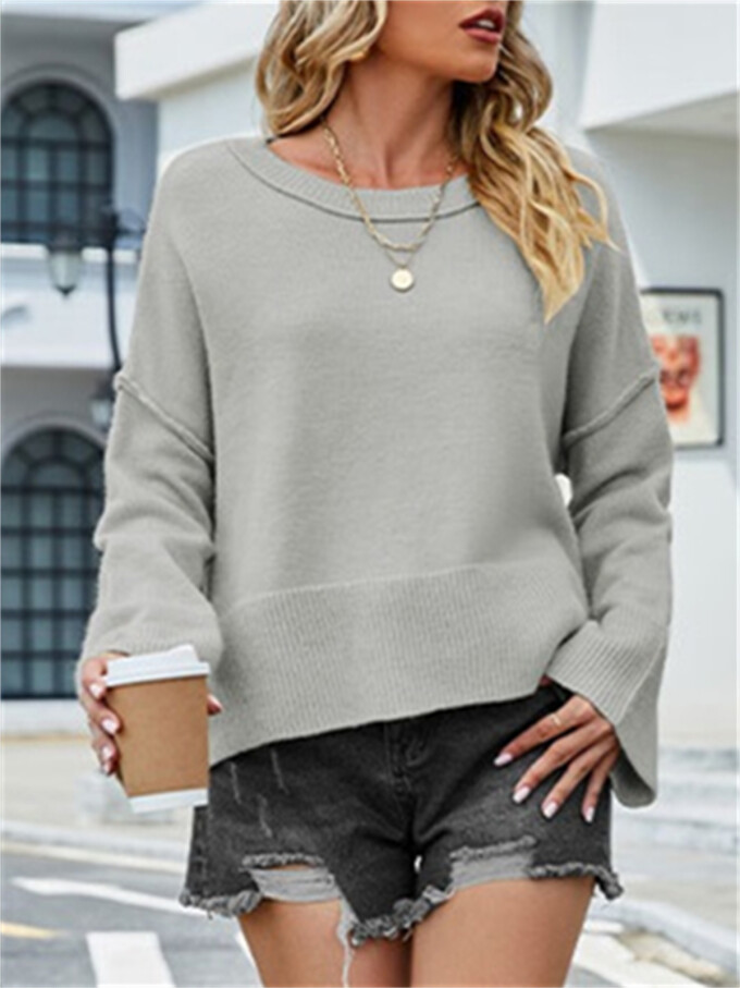 Womens-Crewneck-Long-Bell-Sleeve-Sweater-Grey-2.jpg