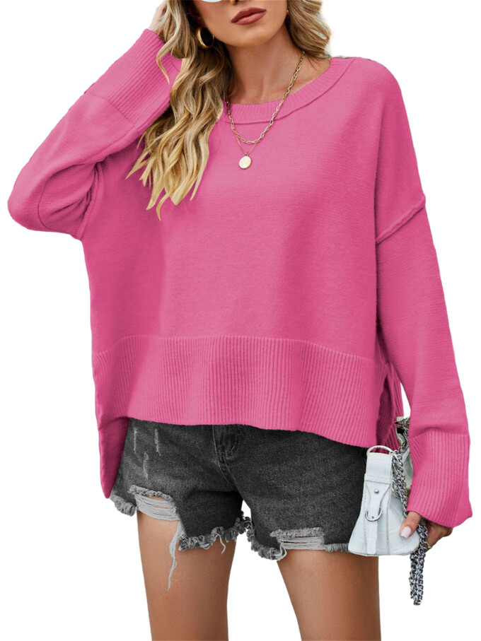 Womens-Crewneck-Long-Bell-Sleeve-Sweater-Rosered-1.jpg