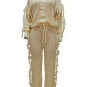 Womens-2-Piece-Outfits-Tassel-Sweater-Sets-Apricot-3