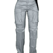 Womens-Cargo-Pants-High-Waisted-Wide-Leg-Pants-Grey-1