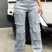 Womens-Cargo-Pants-High-Waisted-Wide-Leg-Pants-Grey-2