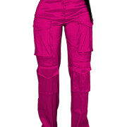 Womens-Cargo-Pants-High-Waisted-Wide-Leg-Pants-Rosered-1