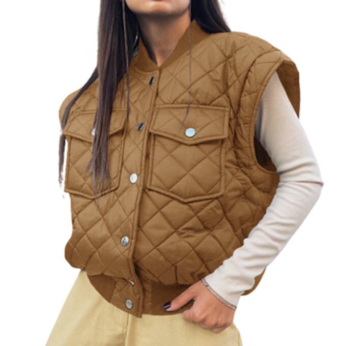 Womens-Oversized-Quilted-Vest-Sleeveless-Padded-Puffer-Jacket-Brown-1.jpg