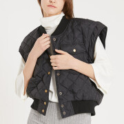 Womens-Oversized-Quilted-Vest-Sleeveless-Padded-Puffer-Jacket-Navyblue-4