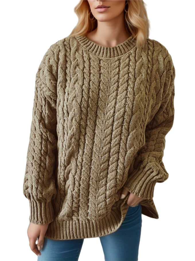 Womens-Winter-Cable-Knit-Sweater-Khaki-1.jpg