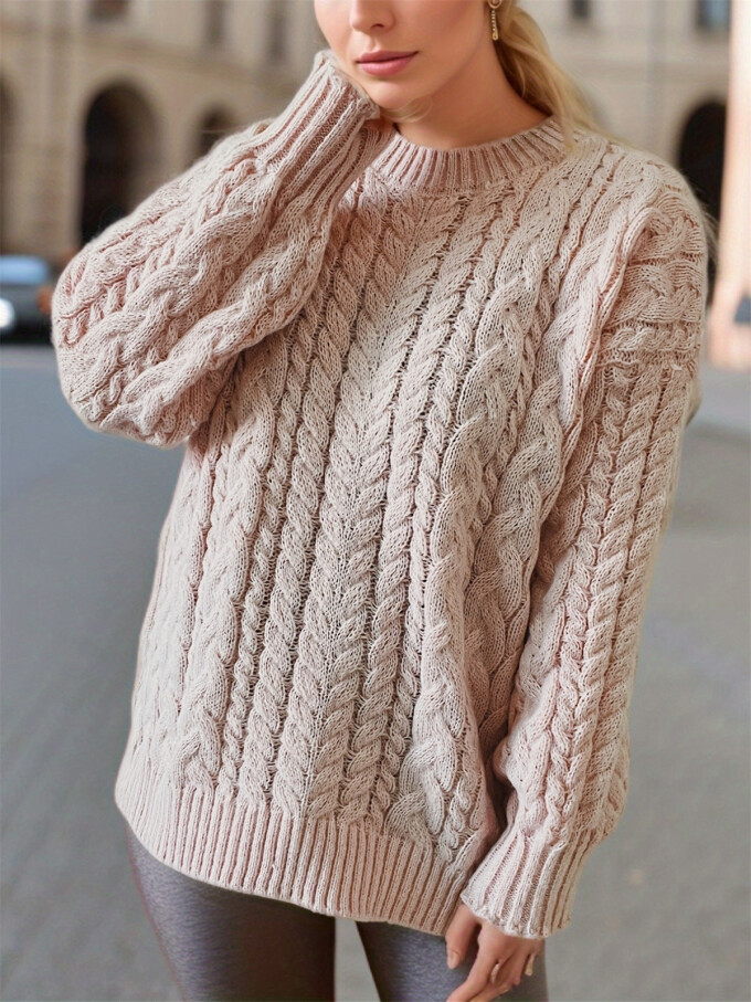 Womens-Winter-Cable-Knit-Sweater-Pink-3.jpg