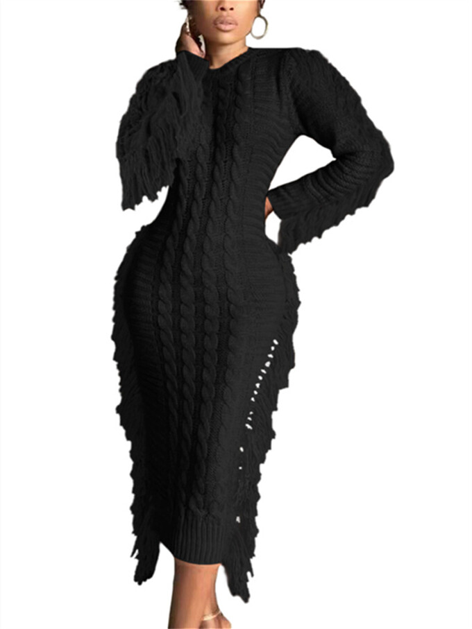 Womens-Crewneck-Cable-Knit-Sweater-Long-Dress-Black-1.jpg