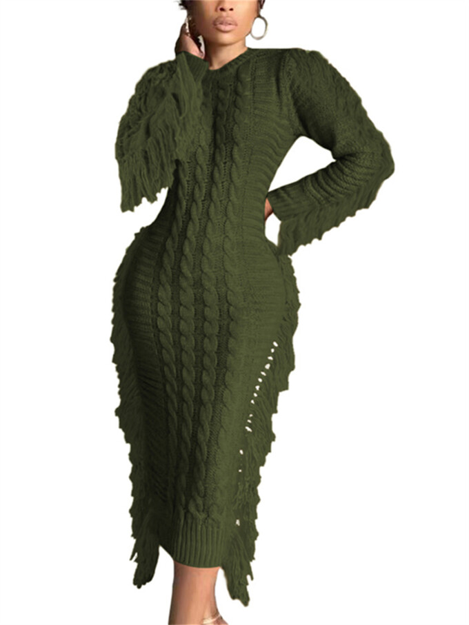 Womens-Crewneck-Cable-Knit-Sweater-Long-Dress-Darkgreen-1.jpg