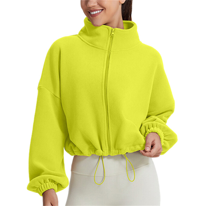 Womens-Fleece-Crop-Zip-Up-Jacket-Yellowgreen-1.jpg