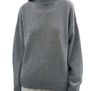 Womens-Turtleneck-Sweater-Grey-1