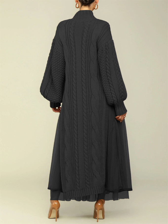 Womens-2-Piece-Outfits-Mock-Neck-Long-Sleeve-Cable-Knit-Maxi-Sweater-Dress-and-Mesh-Long-Skirts-Sets-Black-2.jpg