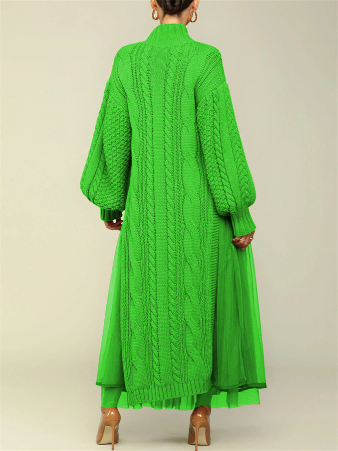 Womens-2-Piece-Outfits-Mock-Neck-Long-Sleeve-Cable-Knit-Maxi-Sweater-Dress-and-Mesh-Long-Skirts-Sets-Green-2.jpg