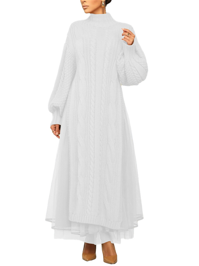 Womens-2-Piece-Outfits-Mock-Neck-Long-Sleeve-Cable-Knit-Maxi-Sweater-Dress-and-Mesh-Long-Skirts-Sets-White-1.jpg