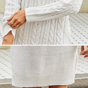 Womens-Cable-Knit-Midi-Sweater-Dress-White-7