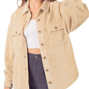 Womens-Corduroy-Jacket-Oversized-Long-Sleeve-Button-Down-Shirt-Jacket-Apricot-1