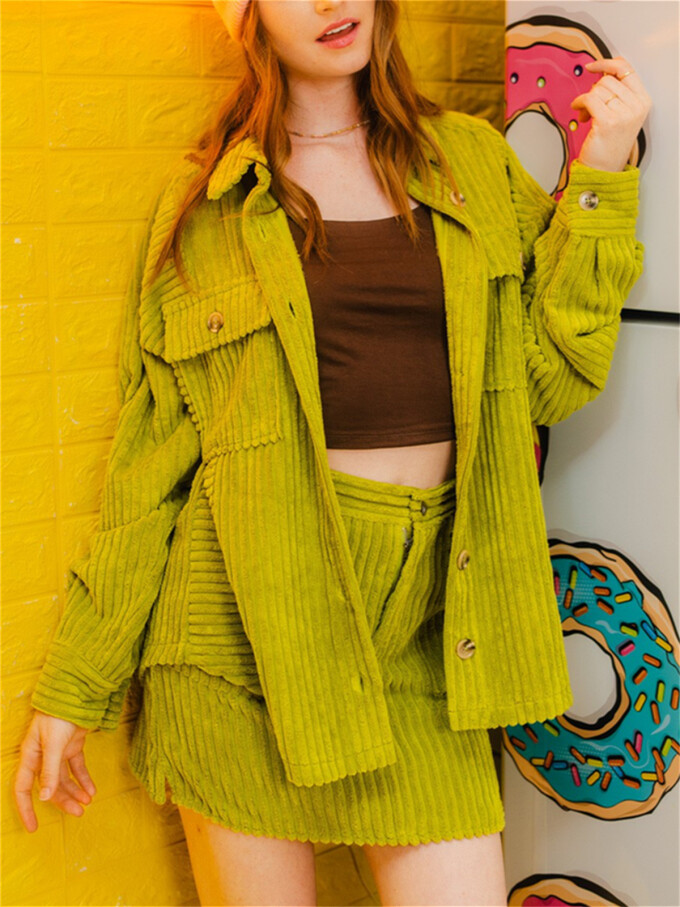 Womens-Corduroy-Jacket-Oversized-Long-Sleeve-Button-Down-Shirt-Jacket-Green-4.jpg