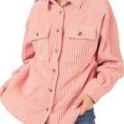 Womens-Corduroy-Jacket-Oversized-Long-Sleeve-Button-Down-Shirt-Jacket-Pink-1