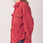 Womens-Corduroy-Jacket-Oversized-Long-Sleeve-Button-Down-Shirt-Jacket-Red-3