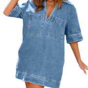 Womens-Denim-Mini-Dress-Lighblue-1