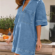 Womens-Denim-Mini-Dress-Lighblue-4