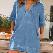 Womens-Denim-Mini-Dress-Lighblue-5