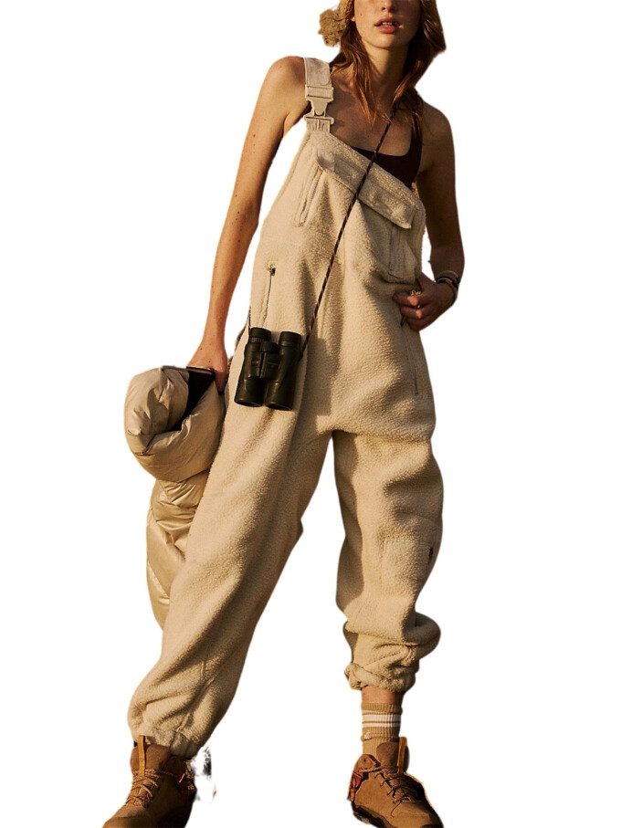 Womens-Fleece-Overalls-One-Piece-Bib-Fuzzy-Sherpa-Jumpsuit-Khaki-1.jpg