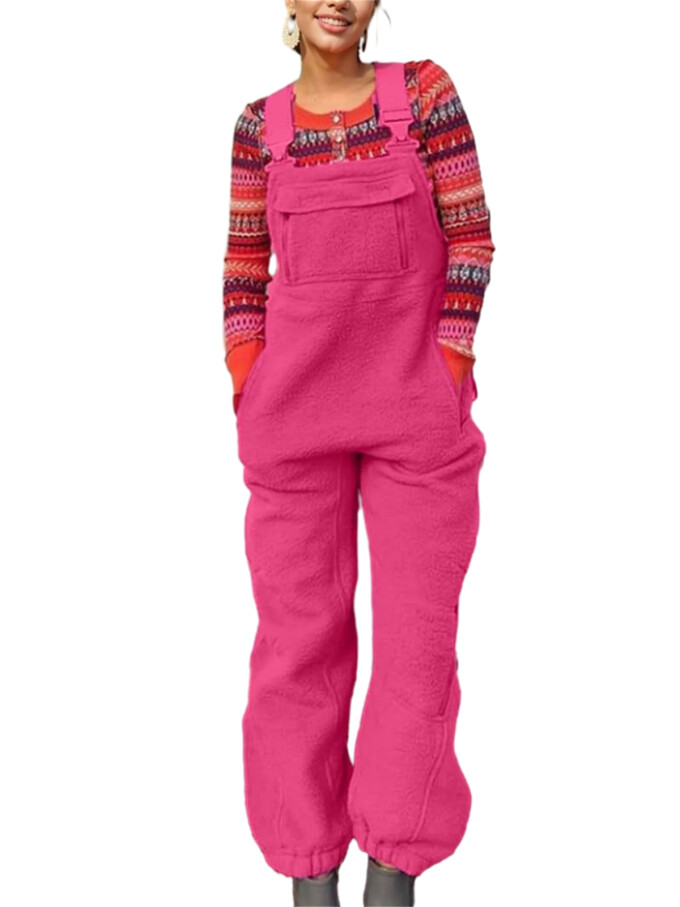 Womens-Fleece-Overalls-One-Piece-Bib-Fuzzy-Sherpa-Jumpsuit-Rosered-1.jpg