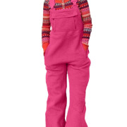 Womens-Fleece-Overalls-One-Piece-Bib-Fuzzy-Sherpa-Jumpsuit-Rosered-1