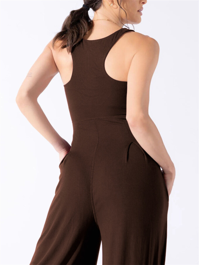 Womens-Square-Neck-Jumpsuit-Sleeveless-Long-Wide-Leg-Pant-Romper-Coffee-5.jpg