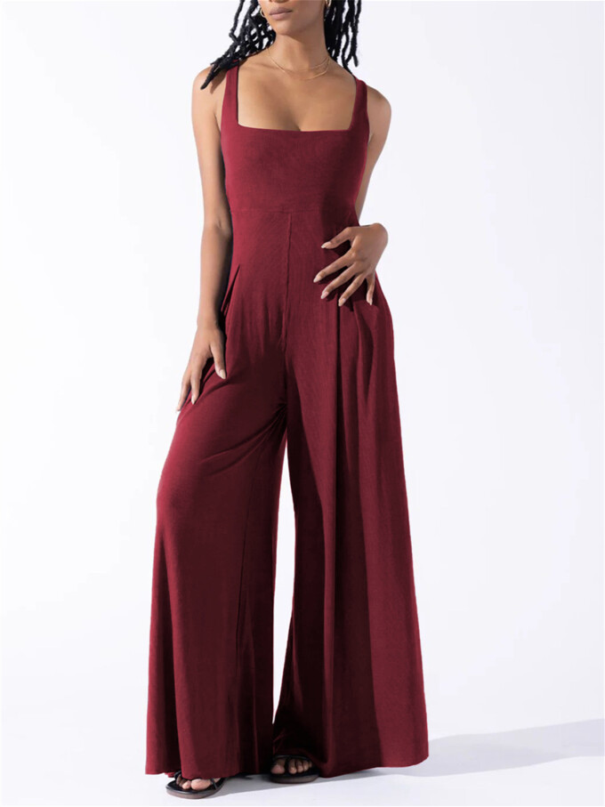 Womens-Square-Neck-Jumpsuit-Sleeveless-Long-Wide-Leg-Pant-Romper-Winered-4.jpg