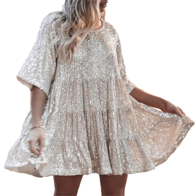 Womens-Sequin-Dress-Short-Sleeve-Crewneck-Sparkly-Ruffle-Mini-Dress-Apricot-1.jpg