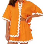 Womens-Summer-2-Piece-Outfits-Orange-1