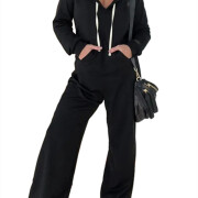 Womens-V-Neck-Jumpsuit-Black-1