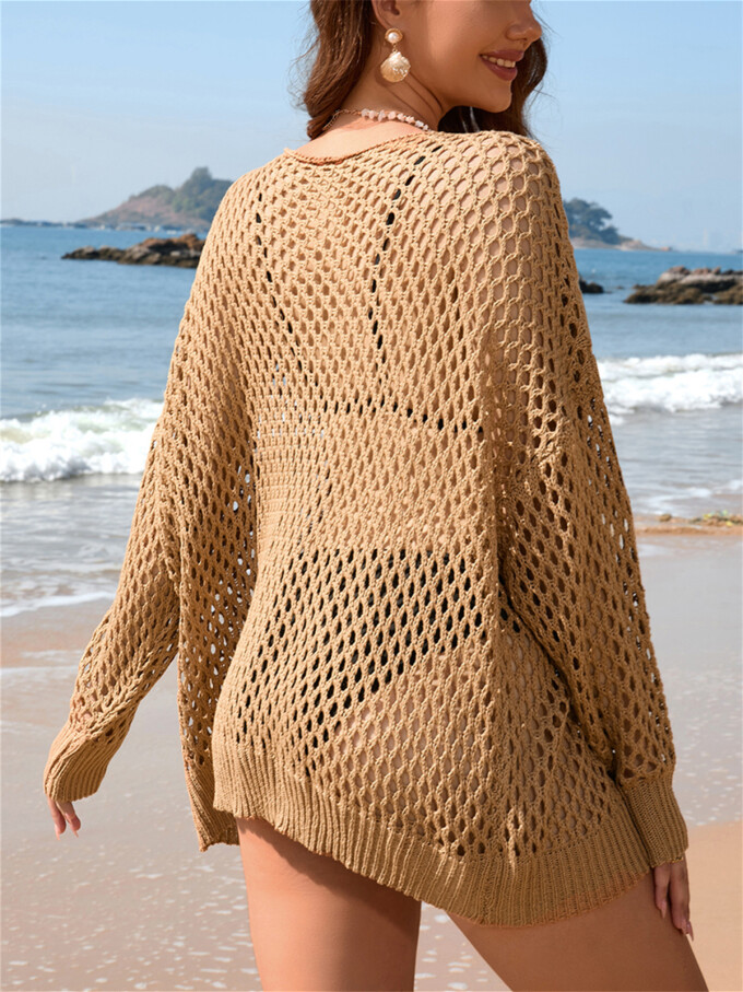 Womens-Summer-Crochet-Beach-Top-Long-Sleeve-Hollow-Out-Swim-Cover-Up-Camel-2.jpg