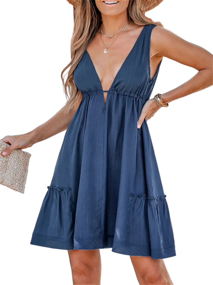 Womens-Summer-Cute-Deep-V-Neck-Mini-Dress-Blue-1.jpg