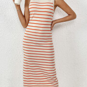 Womens-Summer-Bodycon-Dress-Orange-5