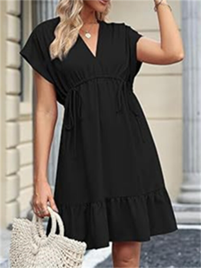 Womens-Summer-Dress-V-Neck-Short-Sleeve-Mini-Babydoll-Dress-Black-4.jpg