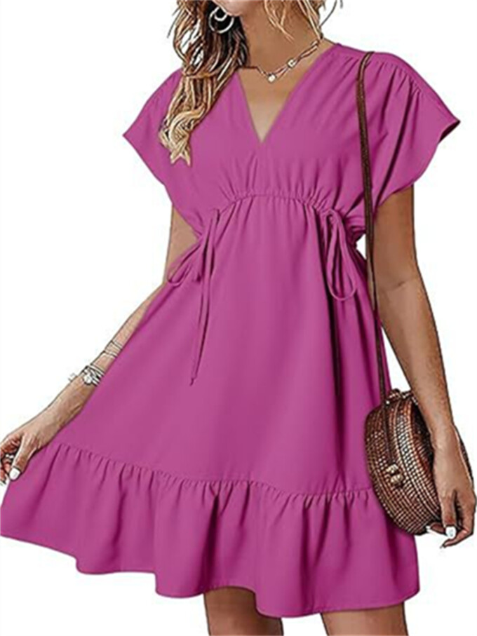 Womens-Summer-Dress-V-Neck-Short-Sleeve-Mini-Babydoll-Dress-Rosered-1.jpg