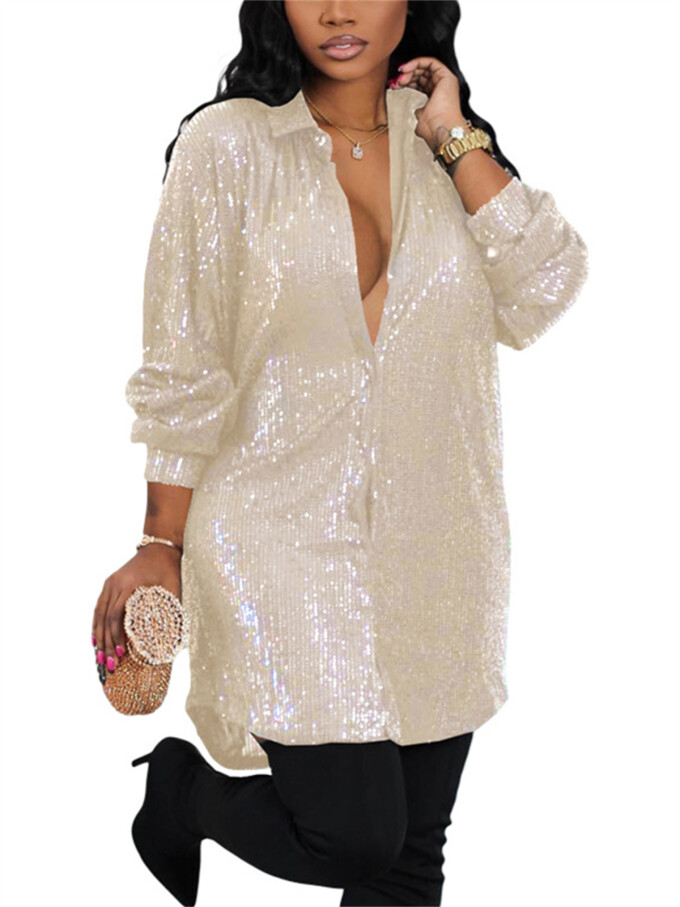 Womens-Sequin-Dress-Sparkly-Long-Sleeve-Shirt-Dress-Apricot-1.jpg