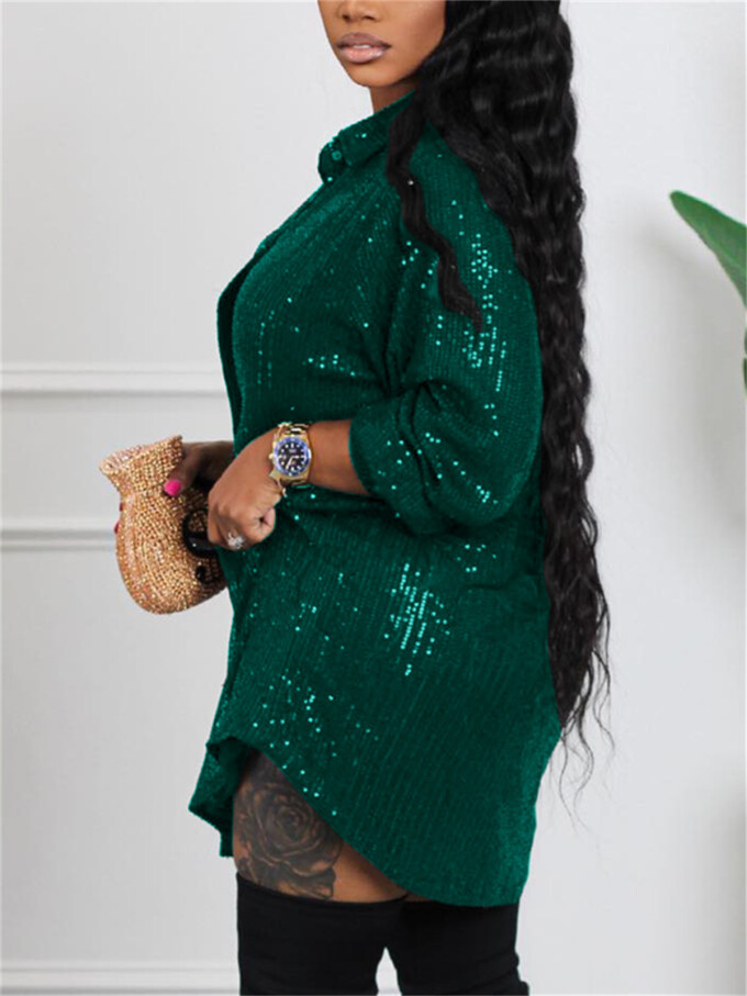 Womens-Sequin-Dress-Sparkly-Long-Sleeve-Shirt-Dress-Green-2.jpg