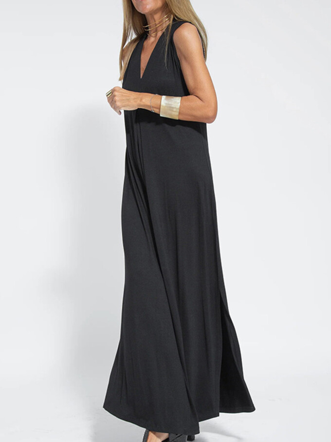 Womens-Summer-Boho-Sleeveless-V-Neck-Maxi-Dress-Black-3.jpg